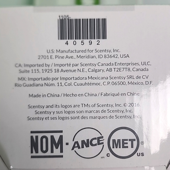 NWT, Scentsy Chevrons and Songbirds Sleeve and Dish with ring.#40592 - Picture 11 of 16